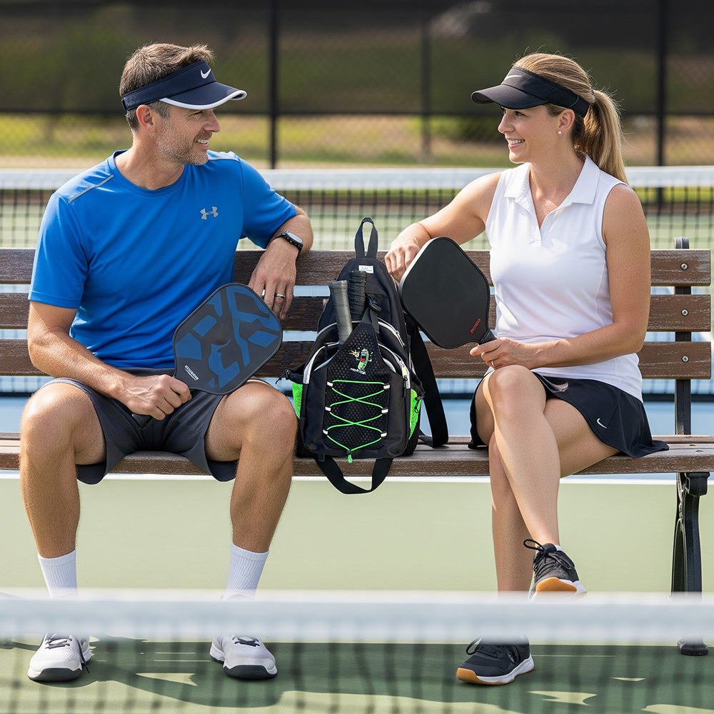 Pickle Monsters Pickleball Bag - Crossbody Sling Bag - Featuring Mr. Dill