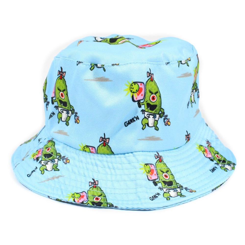 Colorful Pickle Monsters Bucket Hats - Featuring the Dreaded Pickle Monster Crew