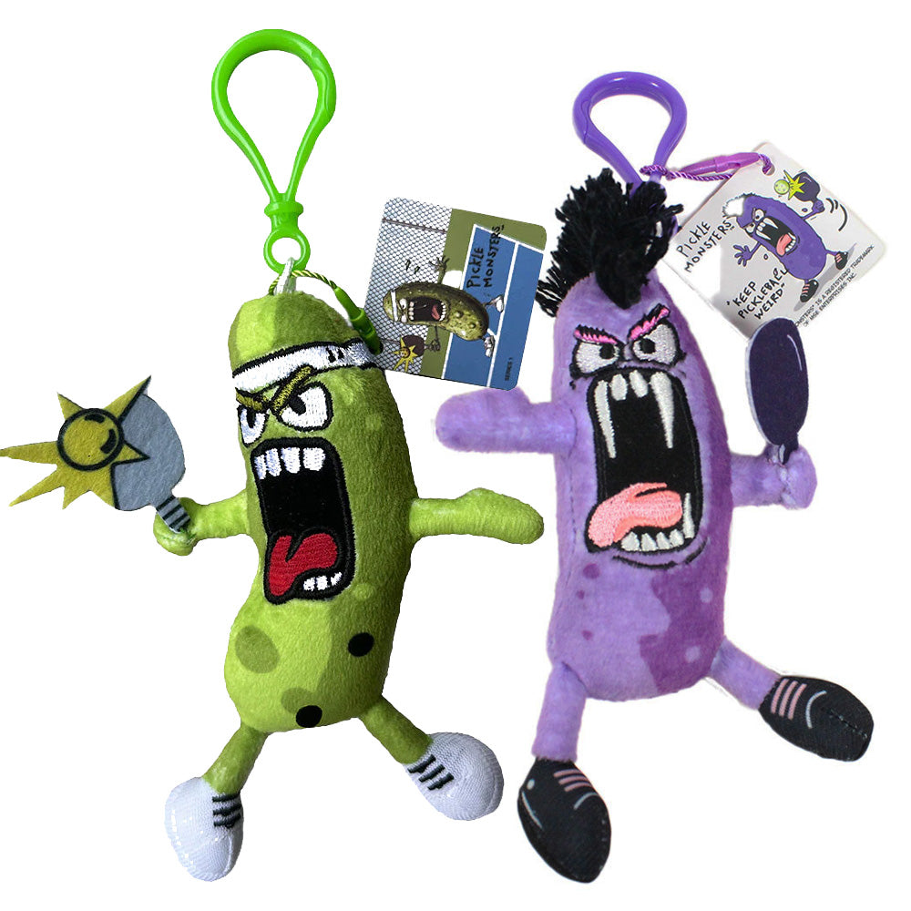 Pickle Monsters -  Keychain - Bag Candy - Pickleball Plushie Doll